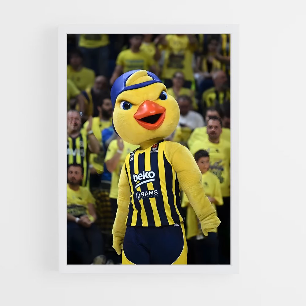 Poster Mascotte Fenerbahce – affiche Basketball (vue 3)